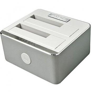 Lindy 43231 USB 3.2 Gen 2 Type-C Aluminium Storage Drive Docking Station