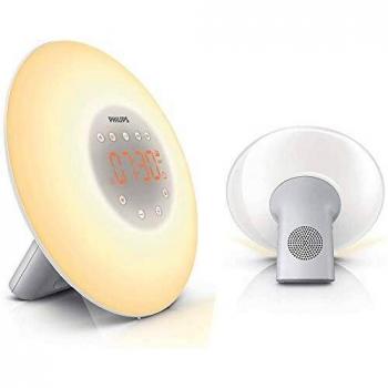 Philips HF3505/01 Wake-Up Light Alarm Clock with Sunrise Simulation and 2 Natural Sounds