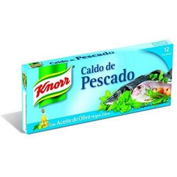 Knorr Caldo Pastilla Pescado, 12 Pastillas, 120g