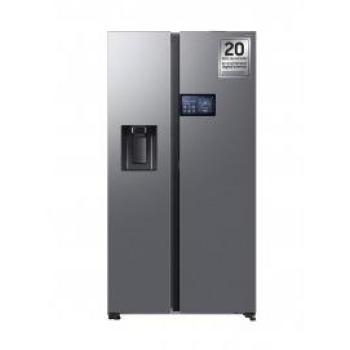 Frigorífico Americano Samsung Bespoke AI 621L Inox Clase E con Dispensador de Agua y Hielo, No Frost, 178.4 cm
