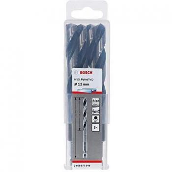 Bosch Broca Hexagonal HSS PointTeQ de 12,0 mm (5 Unidades)