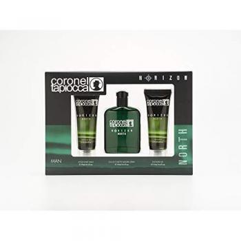 Coronel Tapiocca - North Estuche de Regalo para Hombre, Eau de Toilette 75 ml, Gel de Baño 75 ml y After Shave 75 ml