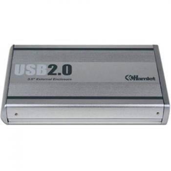 Caja Externa USB 2.0 para Disco Duro SATA de 3.5 - Hamlet HXD3SAUU