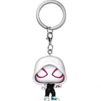 Llavero Pocket Pop Marvel Spiderman Across The Spiderverse Spider-gwen FUNKO - Llavero de vinilo, diseño de Spider-Gwen, parte de la colección Funko Pocket Pop, tamaño compacto y portátil, ideal para coleccionistas