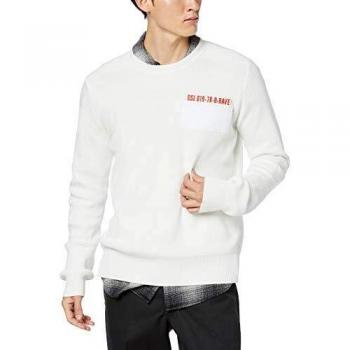 Diesel, Jersey K-Stle, Blanco, DSL_00SXUJ 0IAVF 129 - XL
