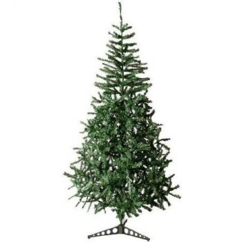 Árbol de Navidad Esencial Verde PVC 180cm - Elegante Diseño