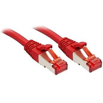 Lindy 0.3m Cat6 S/FTP Red Networking Cable