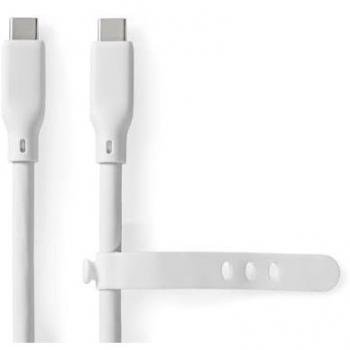 Cable USB 3.2 Gen 2 | USB-C Macho a USB-C Macho | 240 W | 1 m | Blanco