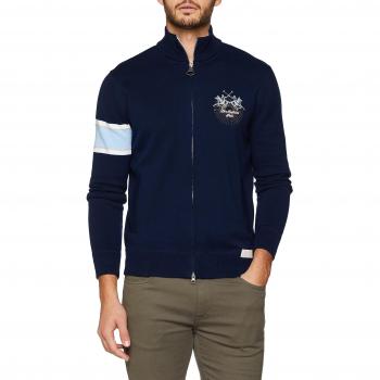 La Martina Mms003 Xc001 07017, Sudadera para Hombre, Azul