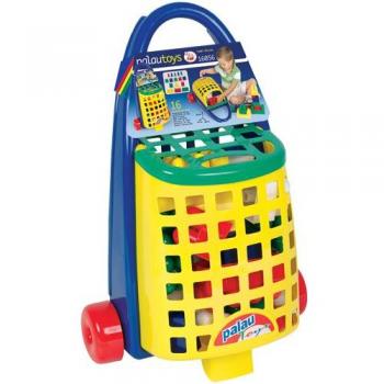 Palau Toys - Carro combi blocks con 16 piezas
