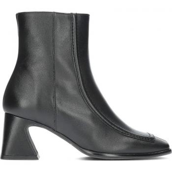 Botín Mujer Ángel Alarcón Vonda Negro | Cuero de Calidad | Cremallera Lateral | Tacón 6 Cm