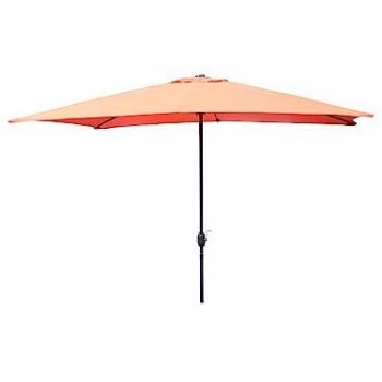 Sombrilla rectangular 2.93 x 1.93 m terracota Spezia