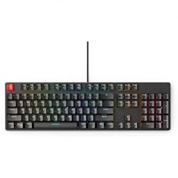 Glorious GMMK Full-Size (104 Key) RGB LED Backlit Mechanical Gaming Keyboard with Brown Switches and Hot-Swap Functionality (Black)