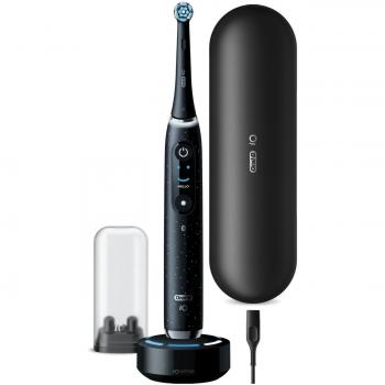 Cepillo de Dientes Eléctrico Oral-B iO Series 10 Negro Cósmico, Recargable, 7 Modos de Cepillado, Mapeo 3D y Temporizador