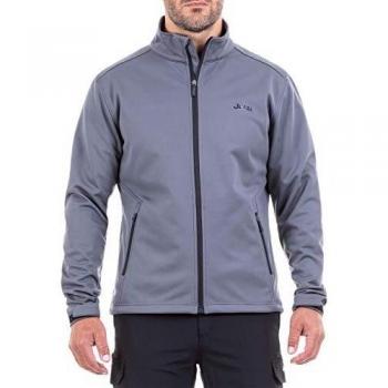 Jeep SOFTSHELL-J8W Chaqueta para hombre, gris, L