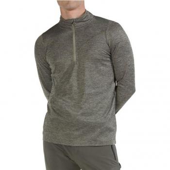 Camiseta de manga larga hombre +8000 Abobe Oliva