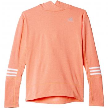 adidas RS Icon Hood W - Sudadera para mujer, color naranja / blanco, talla XS