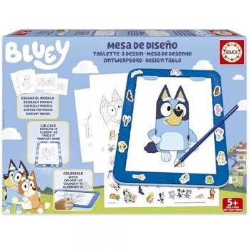 Mesa de Diseño Luminosa Bluey - Juego Educativo para Dibujo y Pintura (20005)