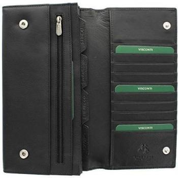 Visconti Cartera Organizador de Viaje de Cuero Bloqueo RFID 1179