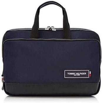 Tommy Hilfiger - Th Patch Slim Computer Bag, Bolsas para portátil Hombre, Azul