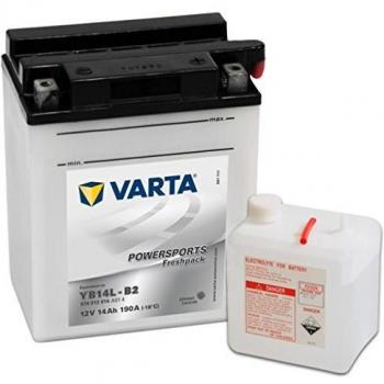 Batería de Moto VARTA Powersports Freshpack 12V 14Ah YB14L-B2