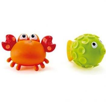 Water Squirter Crab with Fish Toy