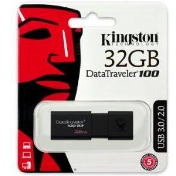 Kingston DataTraveler DT100G3 32GB USB 3.0 Black