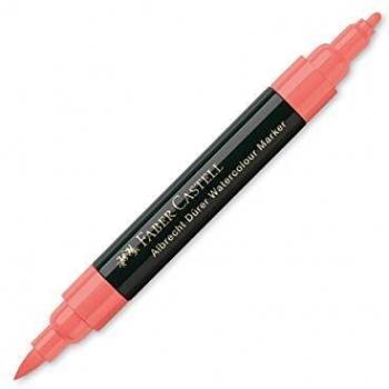 Faber-Castell Albrecht Durer Marcador de Acuarela de Doble Punta, Rojo