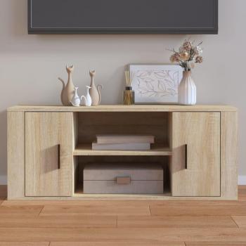 Mueble para TV Sonoma 100x35x40 cm de Madera Contrachapada