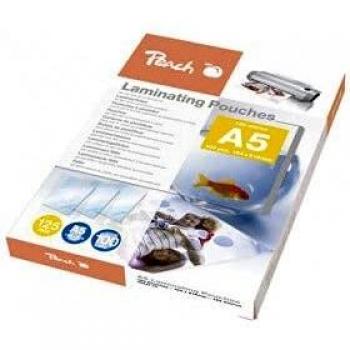 Peach Laminating Pouches A5, 125 Mic, PP525-03, 100-pack