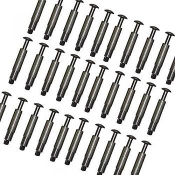 PisciHogar Tornillo de Anclaje para Lona, cobertor de Piscina. 100% INOX