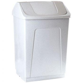 Papelera con tapa basculante de 55 litros - Denox