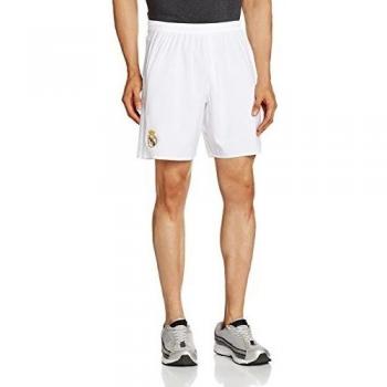 adidas 1ª Equipación Real Madrid CF SHO - Pantalón corto, color blanco / gris, talla S