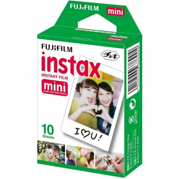 Fujifilm Instax Mini - Película Fotográfica Instantánea de Brillo con 10 Hojas, Compatible según Características Especificadas