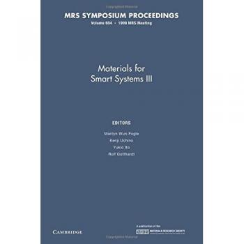 Materiales para Sistemas Inteligentes III: Volumen 604 (Actas de MRS)