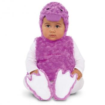 Disfraz de Pato Peluche Lila para Bebés de 1-2 años.