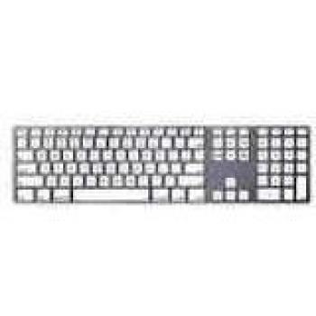 Apple MB110 - Teclado (USB, Alámbrico, Estándar, Derecho, Aluminio, Aluminio)