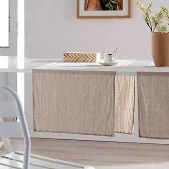 NATURALS Camino Mesa Liso Lino 50x160 cm Lino
