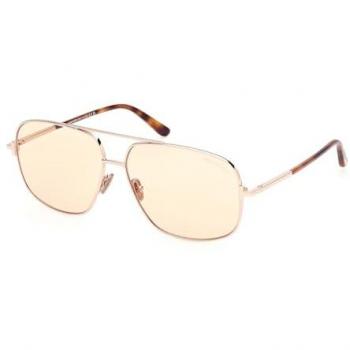 Tom Ford Rose Gold Cat Eye Photocromatic Sunglasses 62MM Unisex