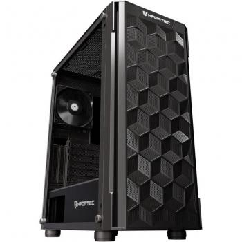 Nfortec Azir Black Torre Gaming con Iluminación A-RGB y Panel Lateral de Cristal Templado
