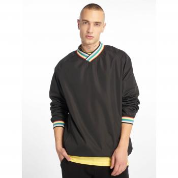 Urban Classics Men's Warm Up Pullover Black/Multicolor