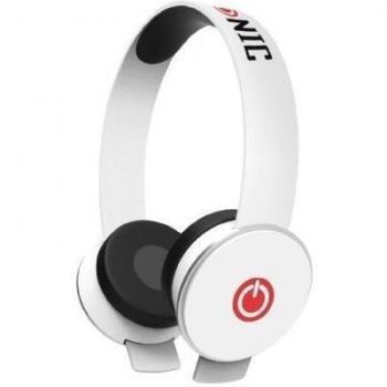 Duronic HP77/WE - Auriculares diadema ligero con control de volumen AUDIO/MICROFONO - Perfecto para chat de voz Skype/Manos libre.