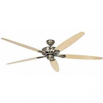 Ventilador de techo Classic Royal latón antiguo 75 cm hasta 180 cm con interruptor