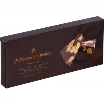 Turrón de Chocolate con Leche con Turrón de Jijona 200gr