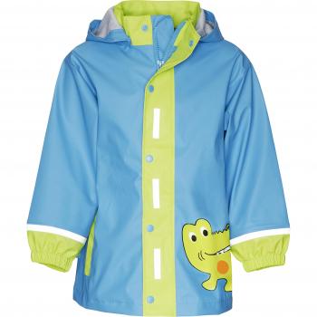 Chaqueta Impermeable Cocodrilo Azul Verde para Niños Talla 86