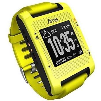 Bryton Amis S430E - Reloj con GPS para running, color amarillo