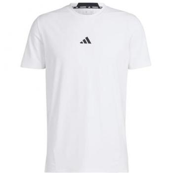 Adidas D4T Short Sleeve Training T-Shirt for Men, White, Size S