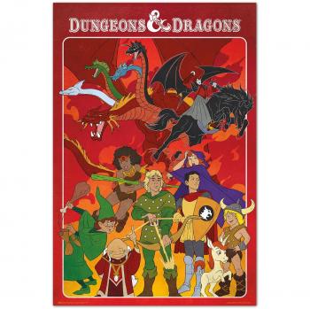 Póster Erik Dragones y Mazmorras The Animated Series
