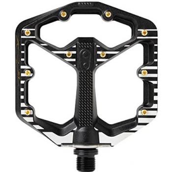 Crankbrothers Pedales de Plataforma Stamp 7 Fabio Wibmer Edición Pequeña Negro y Blanco