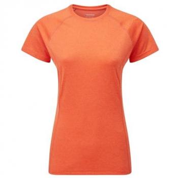 Montane Women's Dart Short Sleeve T-Shirt in Tigerlily, Size 12